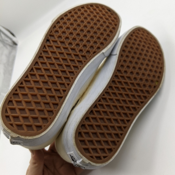 VANS Princess Paisley Old Skool Sneakers Bone White Wmn's Sz 8.5 - Picture 12 of 14